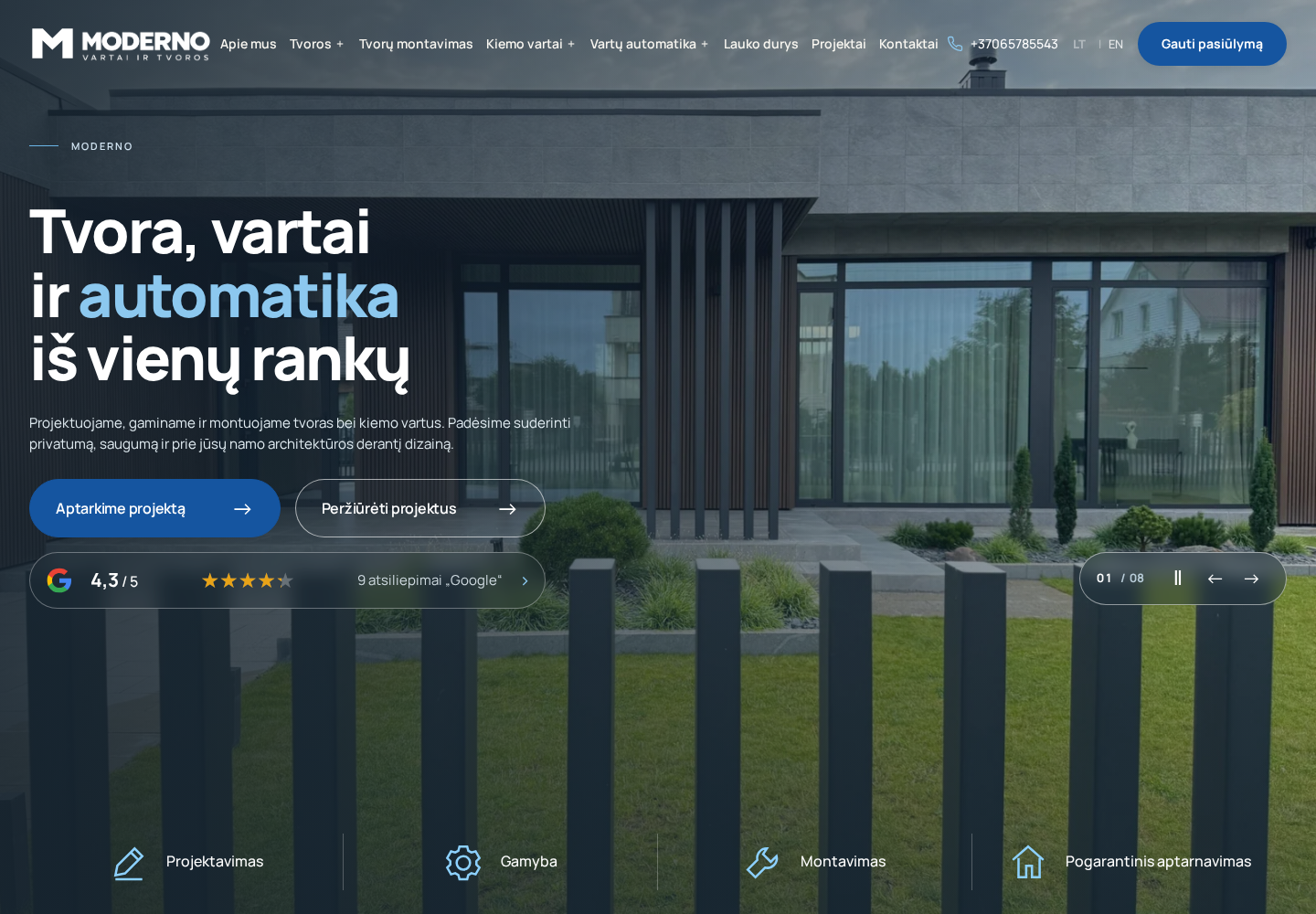 Moderno.lt – Atnaujintas pirmasis puslapis